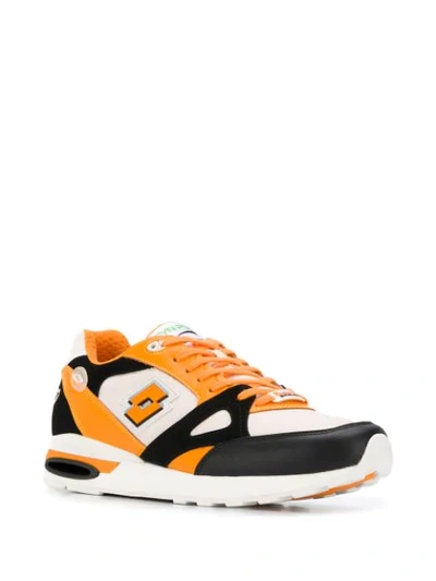 Shop Numero00 Lace-up Low-top Sneakers In Orange