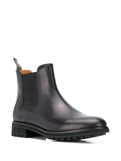 Polo Ralph Lauren Bryson Slip-on Ankle Boots In Black