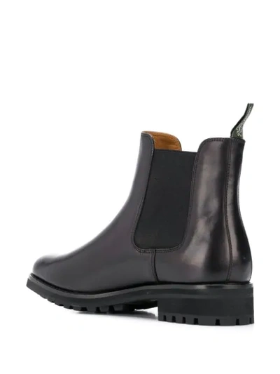 Shop Polo Ralph Lauren Bryson Slip-on Ankle Boots In Black