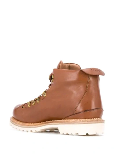 Shop Buttero Alpine Hiking Ankle Boots In Brown