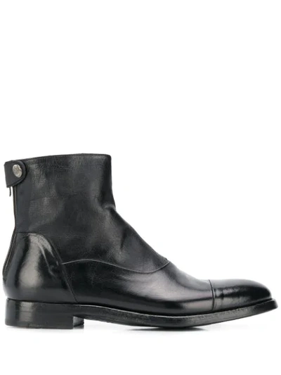 Shop Alberto Fasciani Ankle Boots In Black