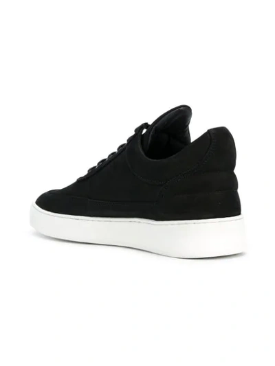 Shop Filling Pieces Lane Sneakers In Black