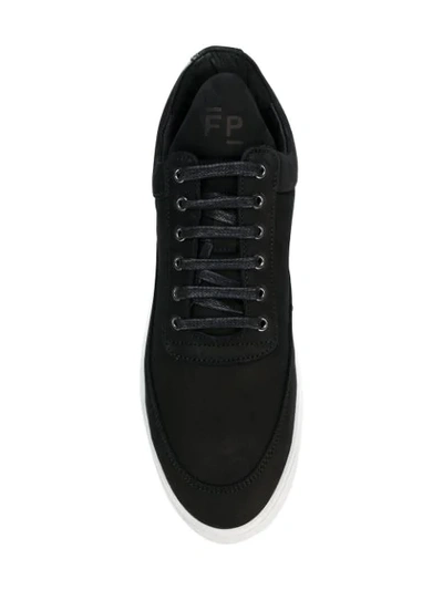 Shop Filling Pieces Lane Sneakers In Black