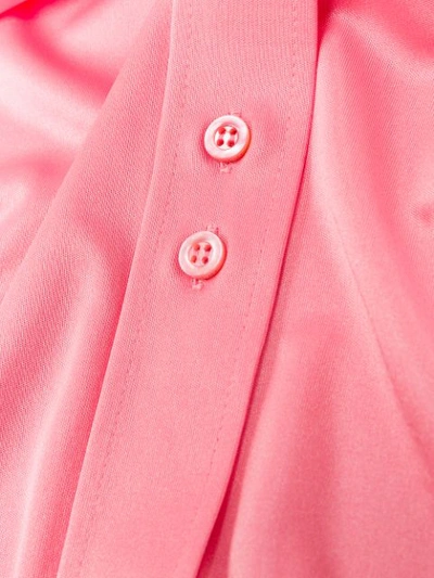 Shop Givenchy Pointed-collar Long-sleeved Shirt In Pink