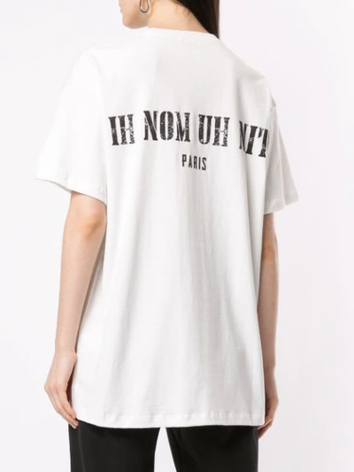 Shop Ih Nom Uh Nit Painting Print T-shirt In White