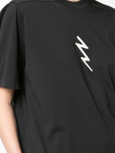 Shop Rick Owens Long Fit T-shirt In Black