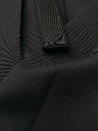 Shop Alberta Ferretti Pleated Belted Skirt In Black