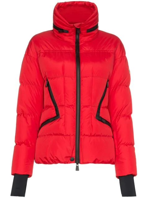 moncler puffer jacket red