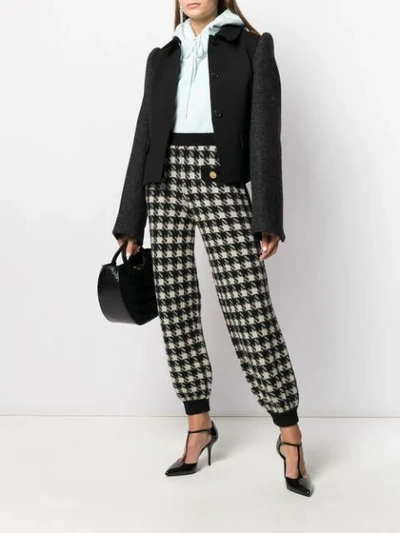 HOUNDSTOOTH TRACK PANTS