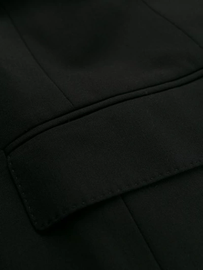 Shop Theory Double-breasted Fitted Jacket In Black