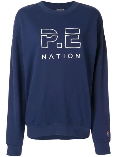 Shop P.e Nation Heads Up Jumper In Blue