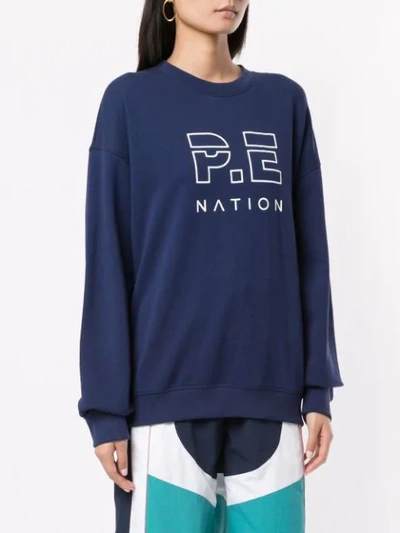 Shop P.e Nation Heads Up Jumper In Blue
