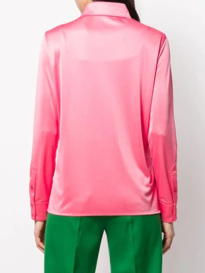 Shop Givenchy Button-down Long-sleeve Shirt In Pink