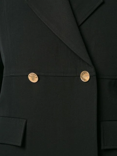Pre-owned Chanel Double-breasted Skirt Suit In Black