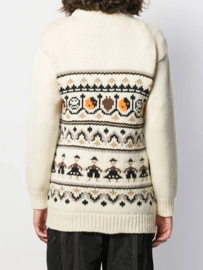 INTARSIA POLO NECK