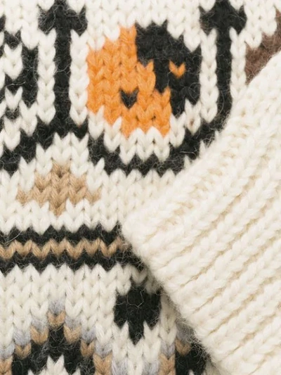 INTARSIA POLO NECK