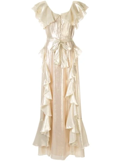 Shop Alice Mccall Astral Plane Gown In Gold