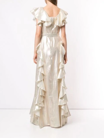 Shop Alice Mccall Astral Plane Gown In Gold