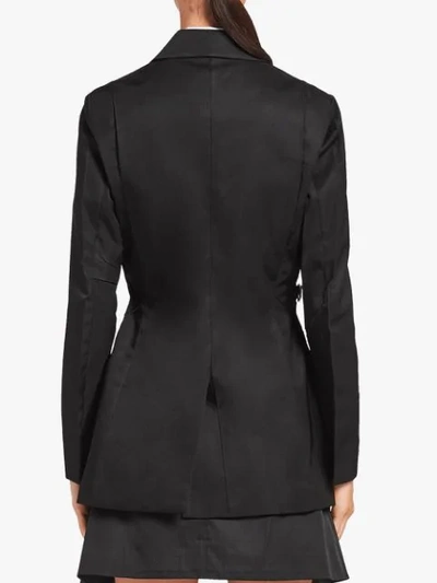 Shop Prada Nylon Gabardine Jacket In F0002 Black