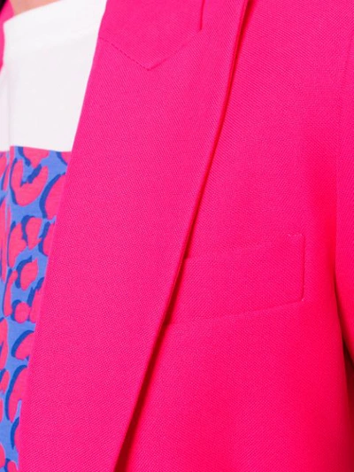 Shop Golden Goose Peaked Lapels Blazer In Pink