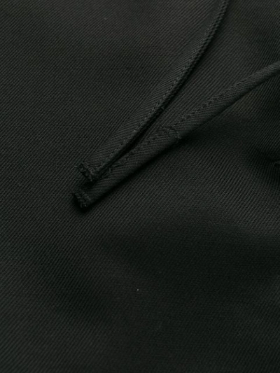 Shop Erika Cavallini Asymmetric Midi Dress In Black