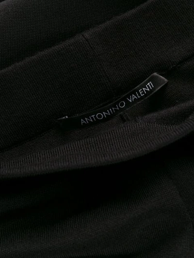 Shop Antonino Valenti Wide Leg Trousers In 5 Black