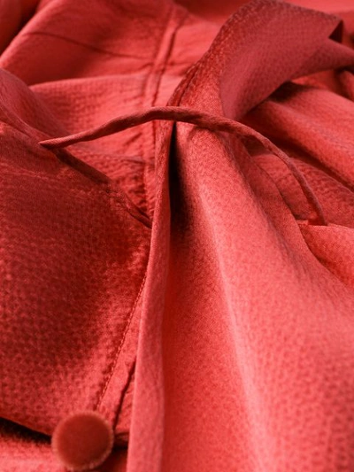 Shop Forte Forte Belted Long Dress In Pink