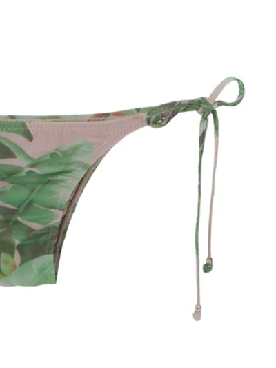 Shop Amir Slama Triangle Bikini Set In Green