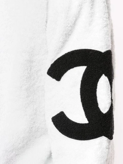 Pre-owned Chanel Cc Long Sleeve Jumper In White