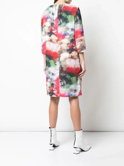 Shop Adam Lippes Digital Print Dress In Multicolour