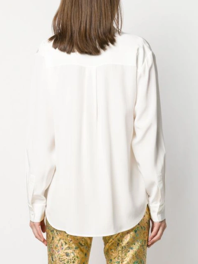 Shop Diane Von Furstenberg Sanorah Blouse In White