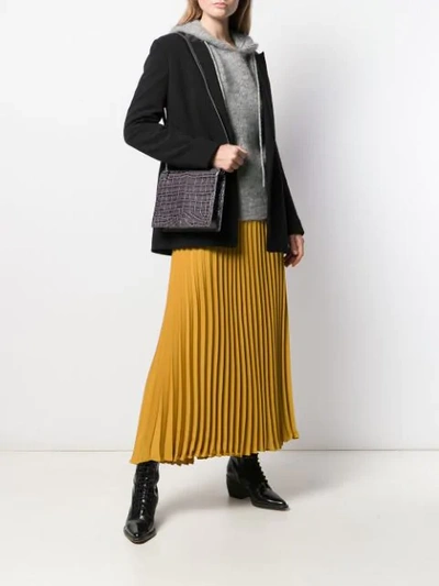 Shop Noon By Noor Billie Pleated Skirt In Yellow