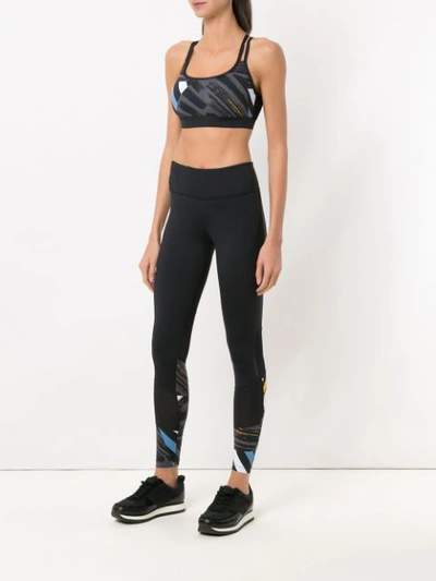 Shop Track & Field Printed Geométrico Compression Top - Black