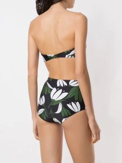 Adriana Degreas Printed Hot Pants Bikini Set In Multicolour