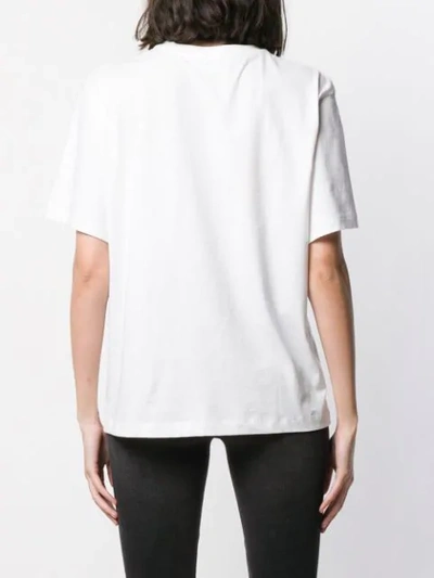 Shop Victoria Victoria Beckham Vintage Logo T-shirt In White