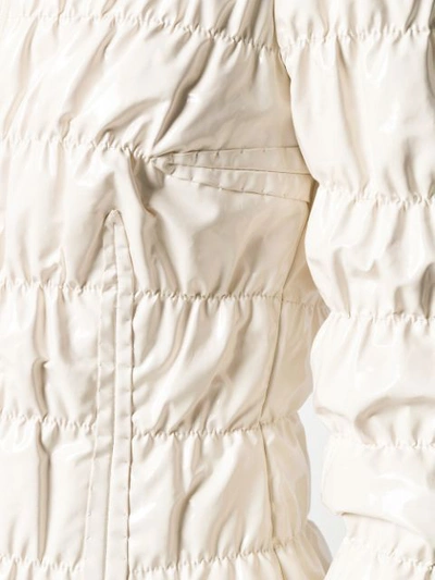 Pre-owned Prada Quilted Jacket In White