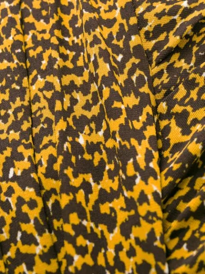 Shop Isabel Marant Jisola Printed Mini Dress In Yellow