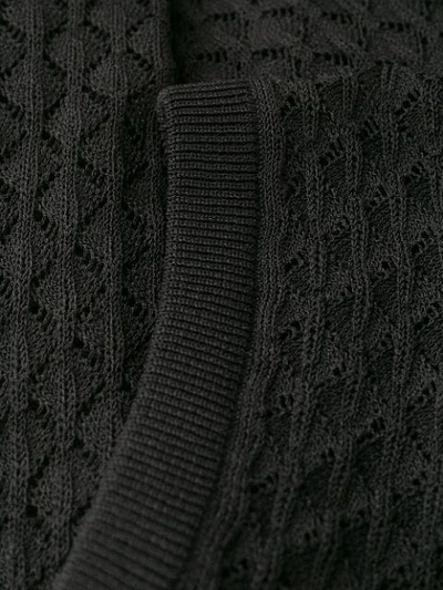 Shop Dolce & Gabbana Crochet Knitted Vest In Black