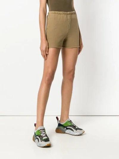 Shop Yeezy Season 6 Track Shorts In Trench