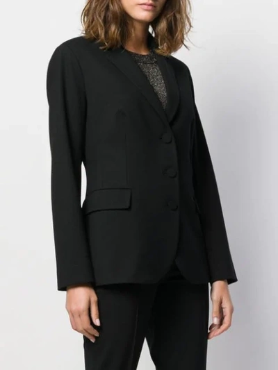 Shop Antonelli Tailored Blazer In Black