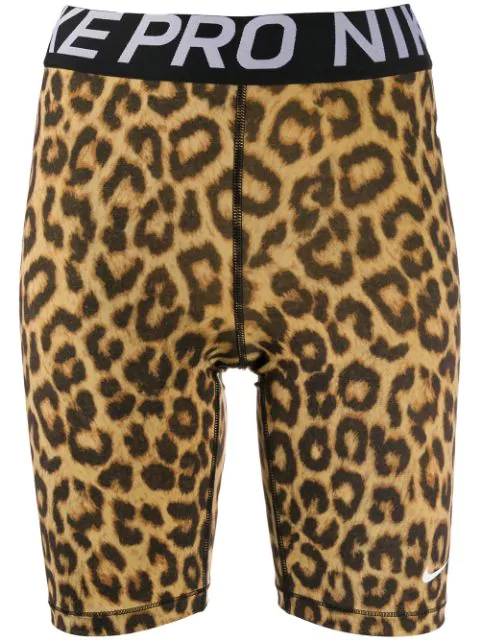 nike shorts leopard print