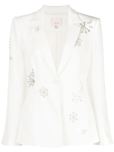 Shop Cinq À Sept Rumi Shooting Star Blazer In White