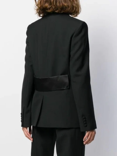 Shop Helmut Lang Tuxedo Jacket In Black