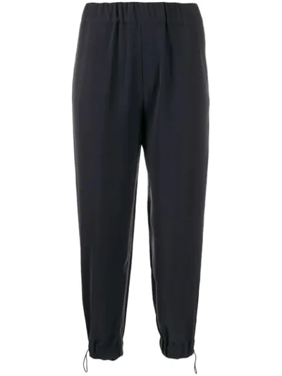 Shop Aeron Drawstring Track Pants In Glacé/blue Black