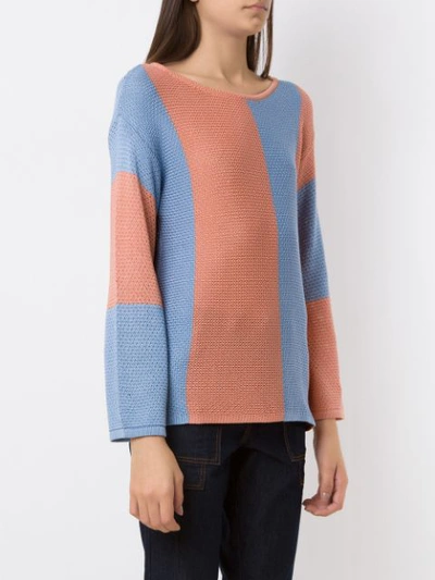 Shop Alcaçuz Noriko Knit Blouse In Multicolour