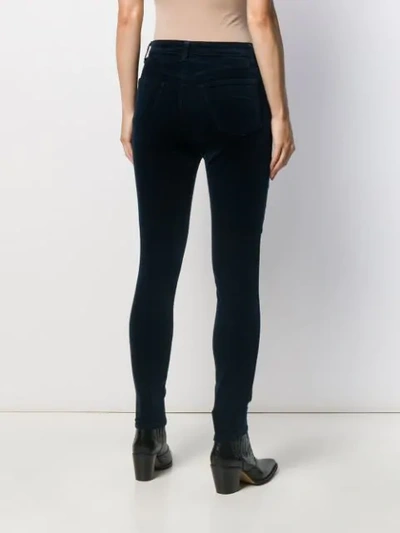 Shop J Brand Leenah Slim-fit Trousers In Blue