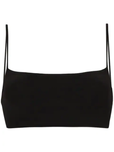 Shop Wone Spaghetti-strap Sports Bra In Black