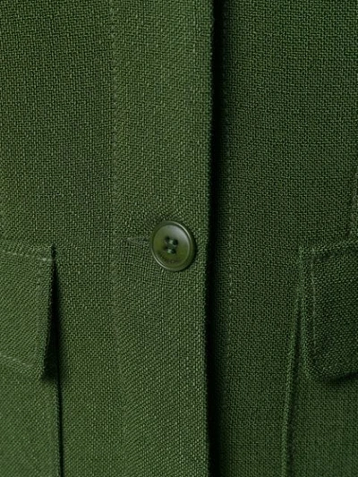 Shop Jacquemus Oversized Pocket Military Jacket In Green