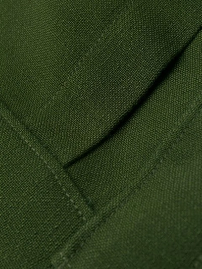 Shop Jacquemus Oversized Pocket Military Jacket In Green