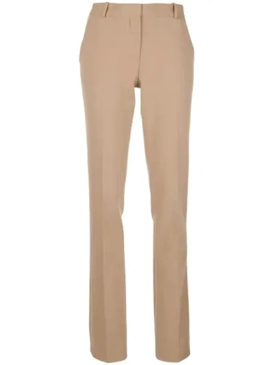 Shop The Row Roosevelt Straight Leg Trousers In Brown